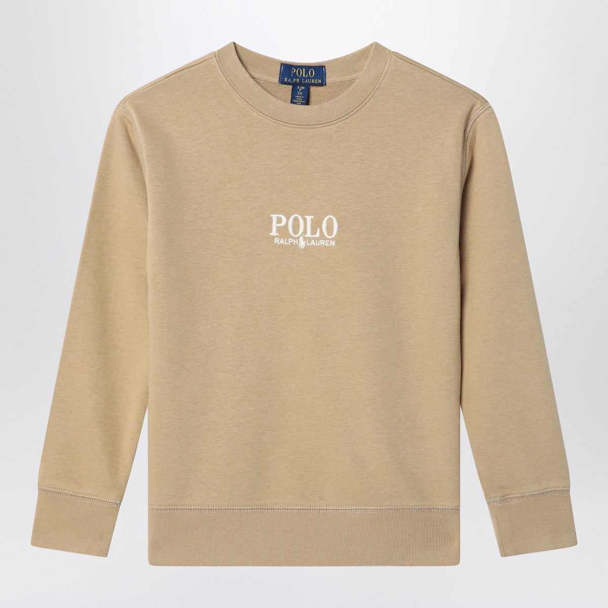 Polo Ralph Lauren Beige cotton sweatshirt with logo