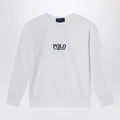 Polo Ralph Lauren White cotton sweatshirt with logo