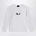 Polo Ralph Lauren White cotton sweatshirt with logo