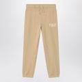 Polo Ralph Lauren Beige cotton jogging trousers with logo