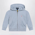 Polo Ralph Lauren Light blue zip hoodie