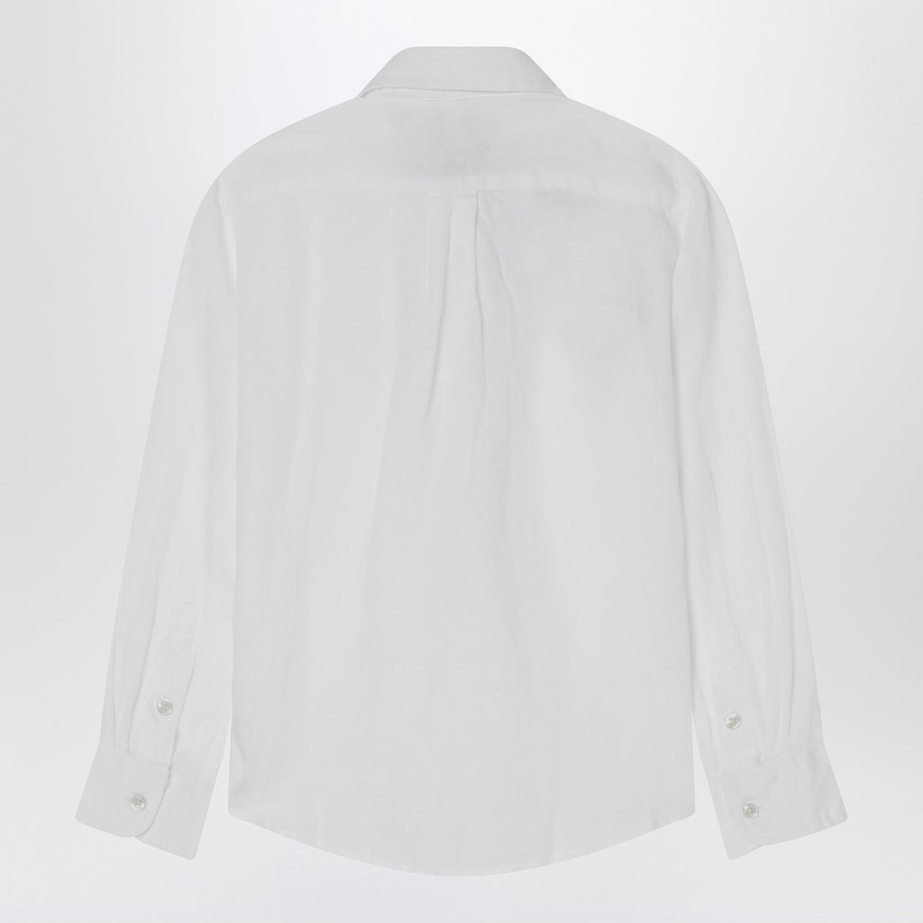 Polo Ralph Lauren White linen button-down shirt