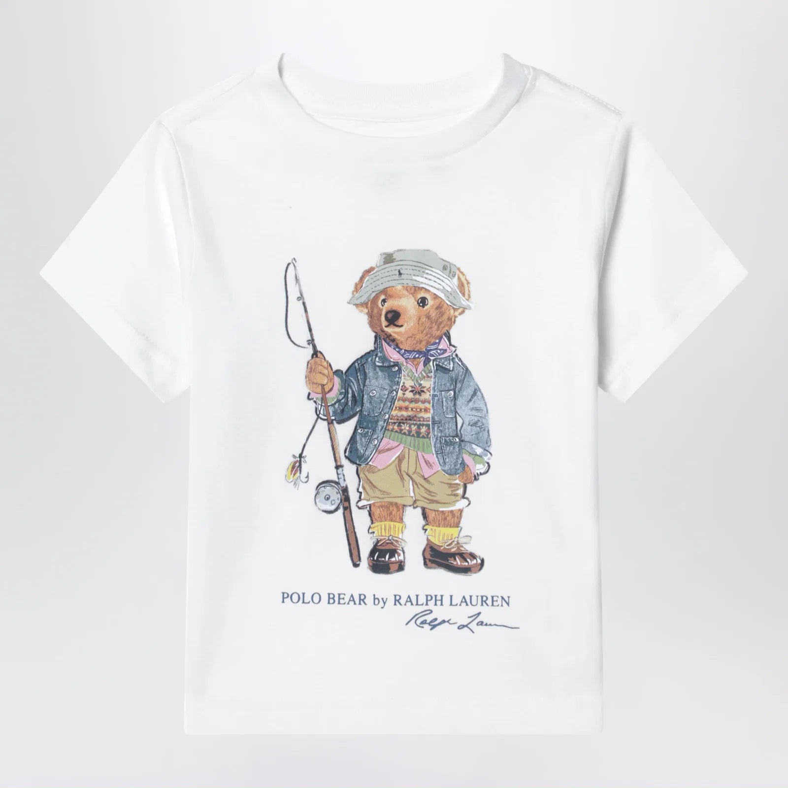 Polo Ralph Lauren White cotton Polo Bear T-shirt