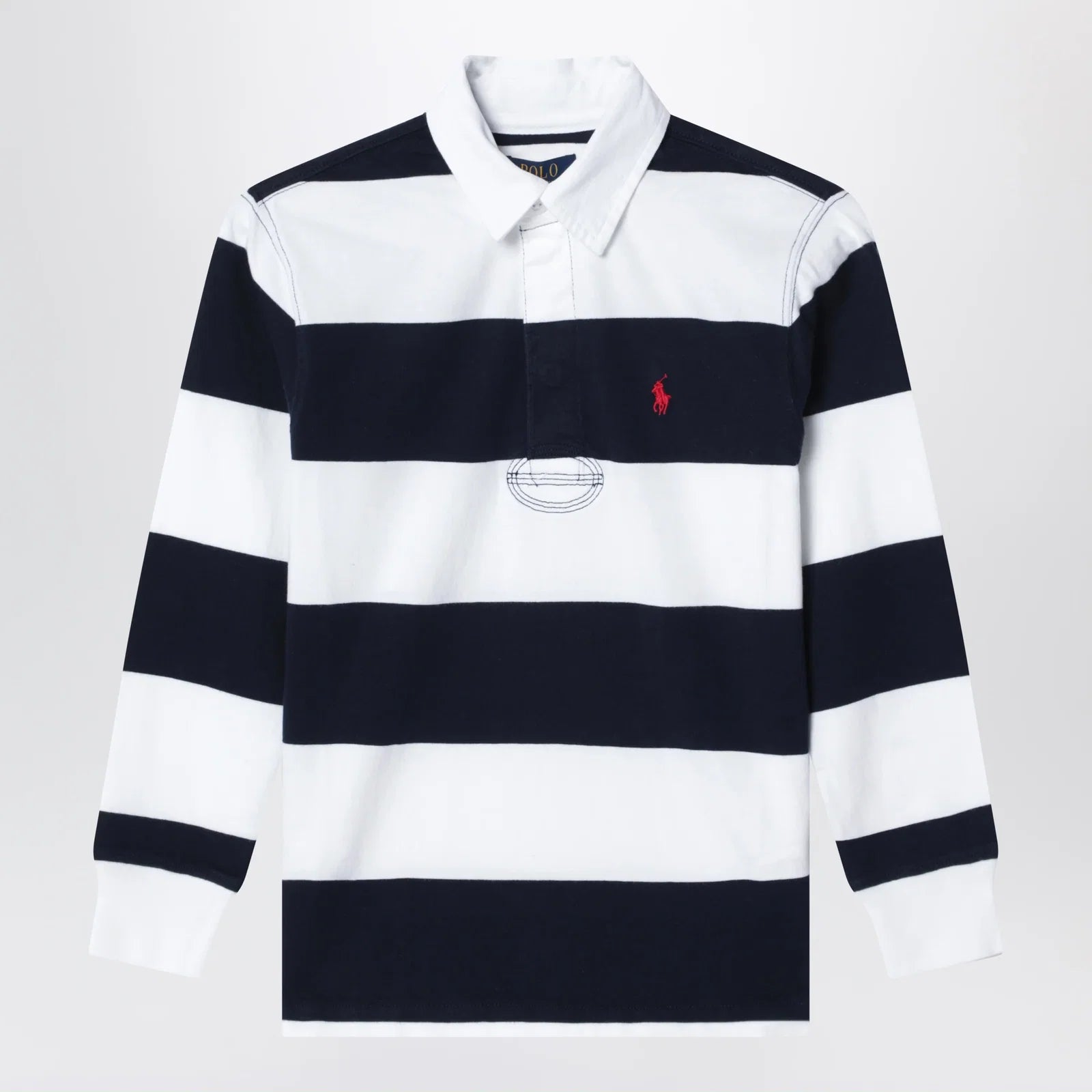 Polo Ralph Lauren White/navy striped polo shirt