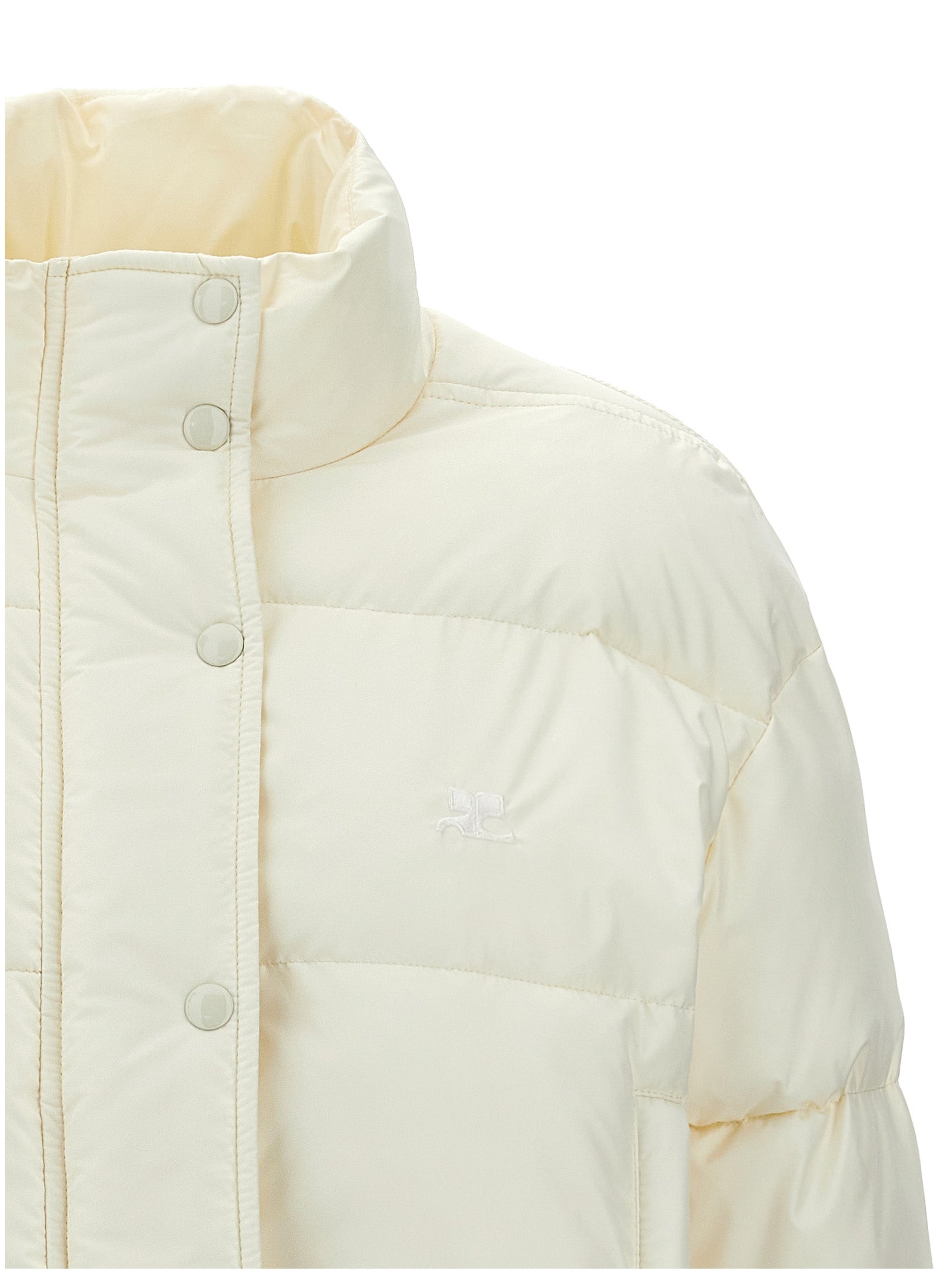 Courreges Ac Cropped Down Jacket