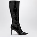 Christian Louboutin High black patent leather boot