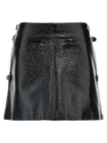 Courreges Mini Multi Sangle Vinyl Skirt