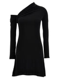 Courreges Twist Crepe Mini Dress