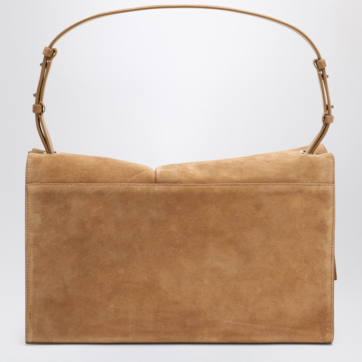 Christian Louboutin Baggy small beige shoulder bag in suede