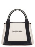 Balenciaga Navy Cabas Small Shopping Bag
