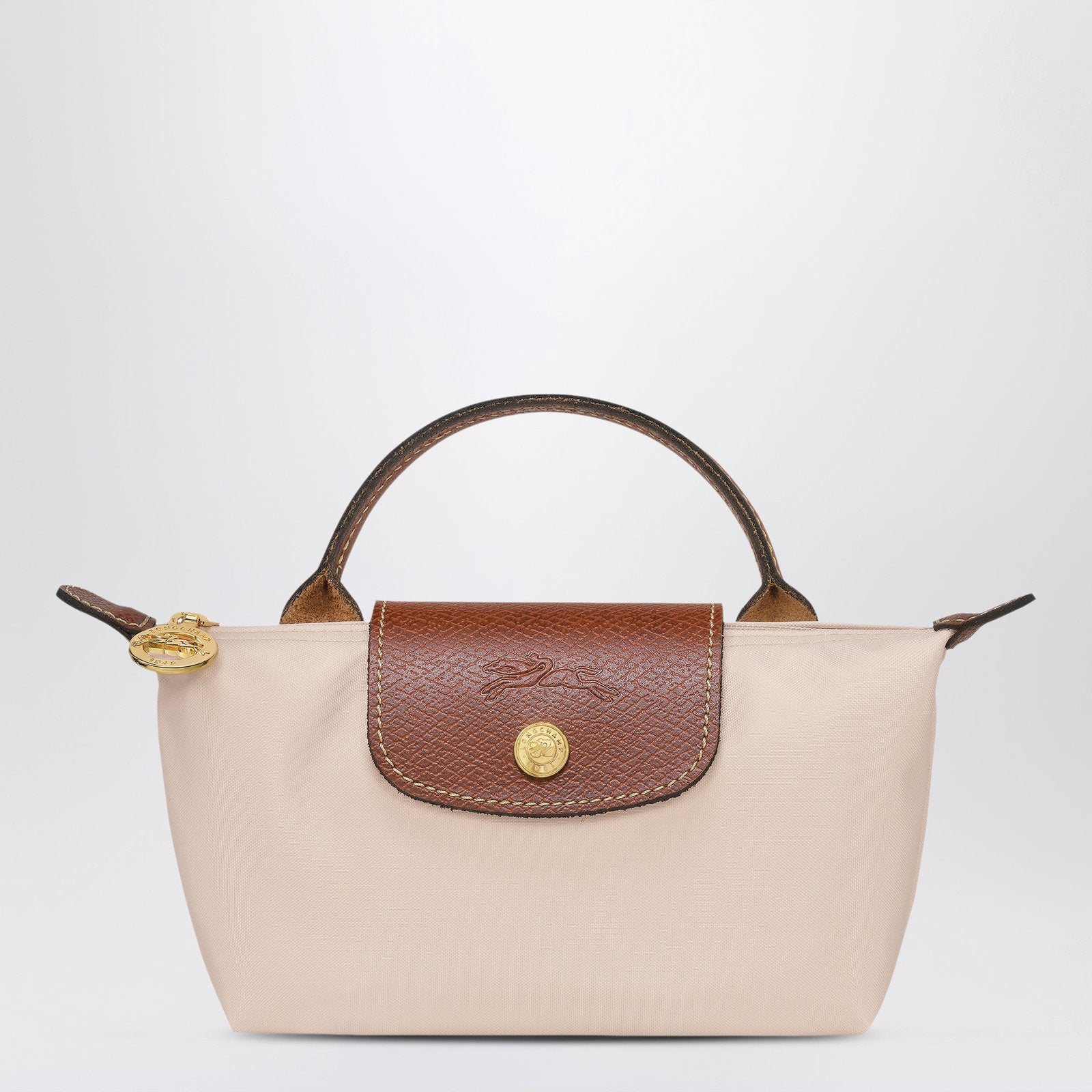 Longchamp Le Pliage Original Pebble clutch bag papier