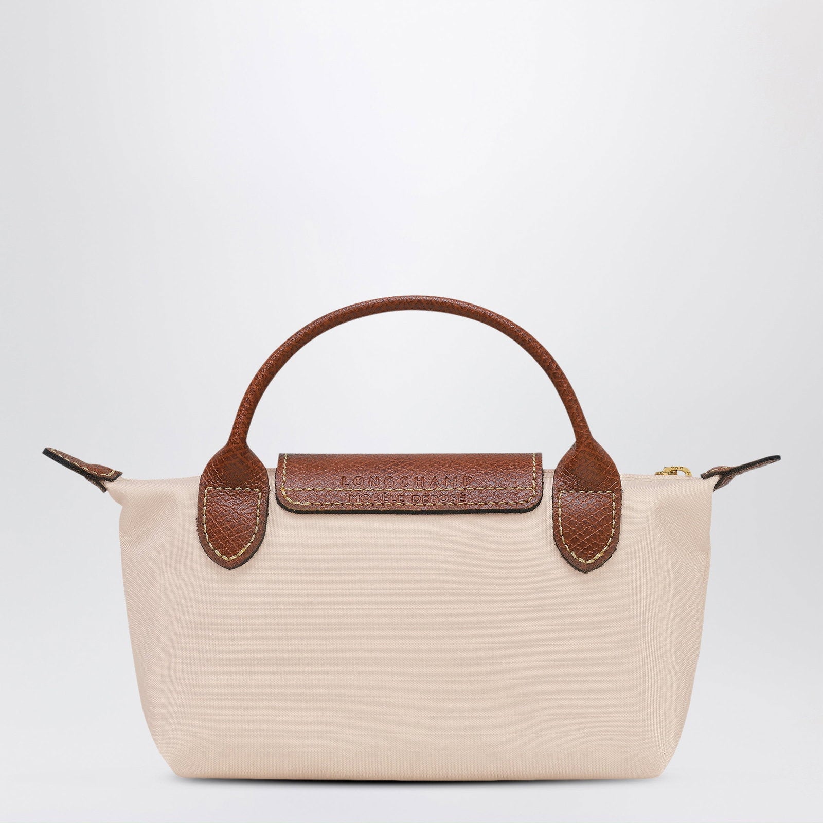 Longchamp Le Pliage Original Pebble clutch bag papier
