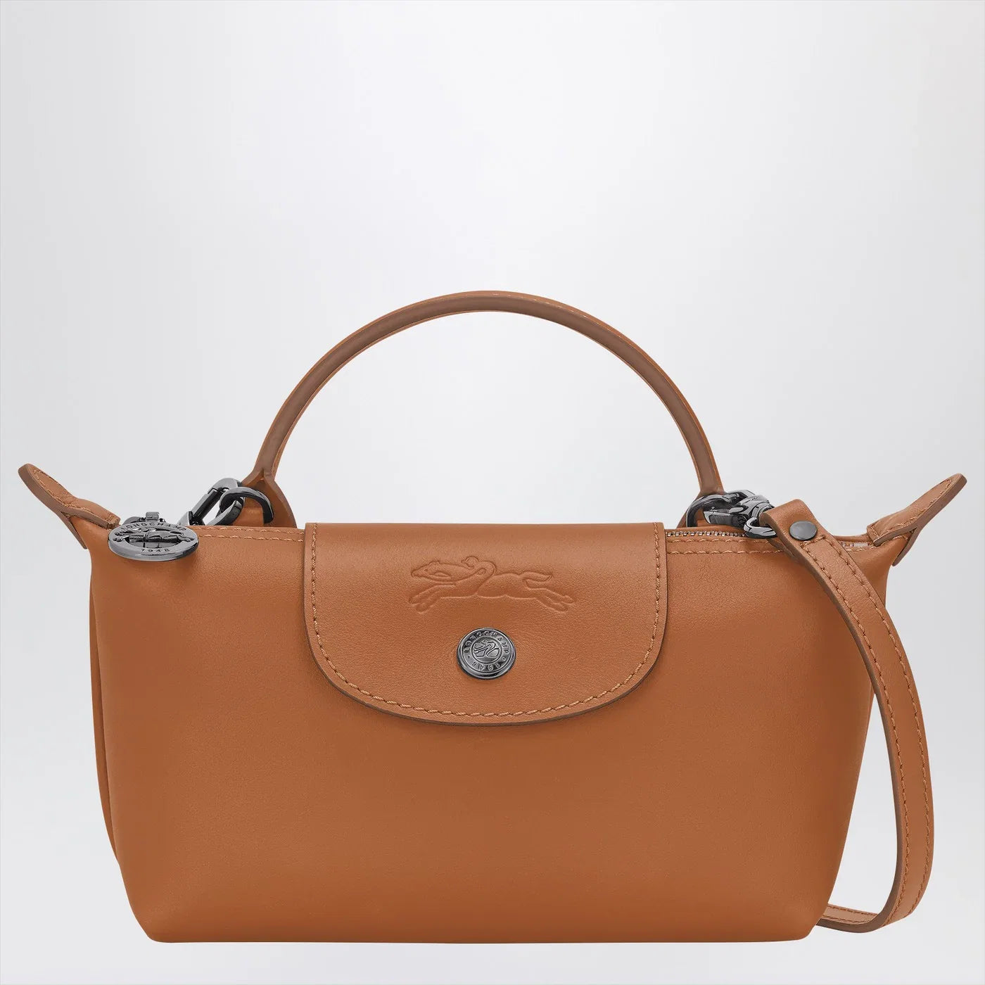 Longchamp Pochette Le Pliage Xtra XS in Cashew colour