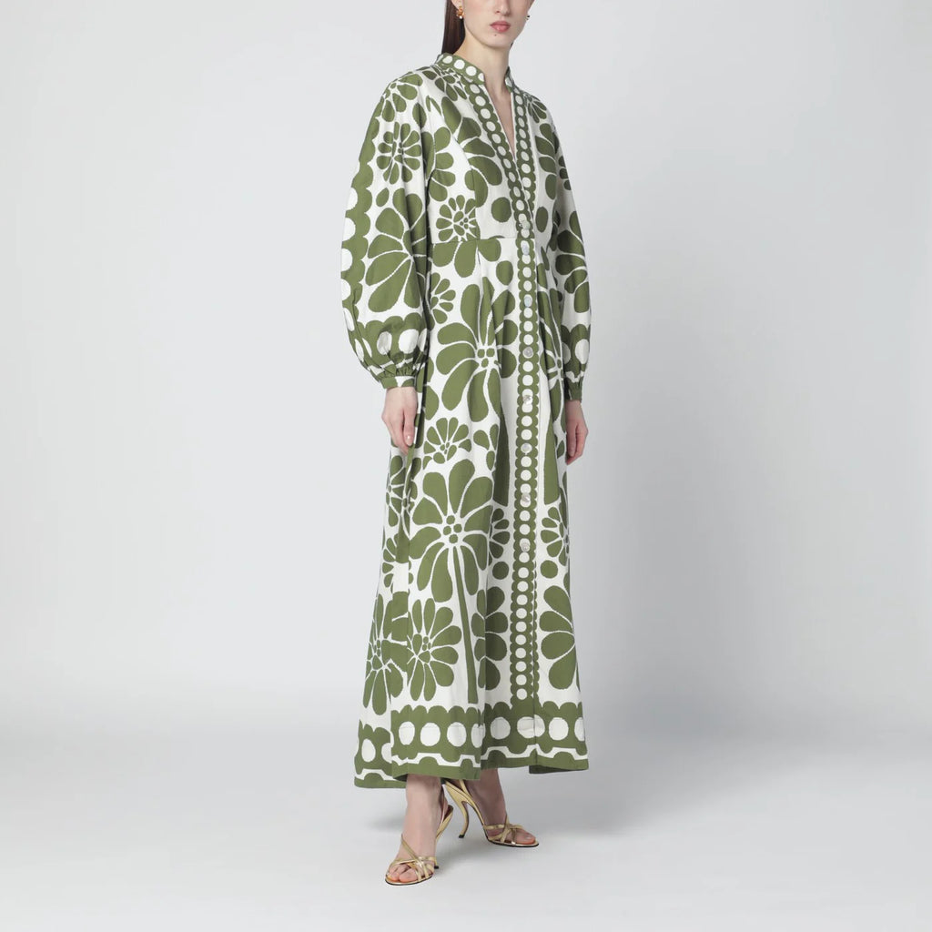 FARM Rio Palermo dress with green print
