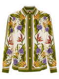Farm Rio Sand Tropical Scarf Shirt