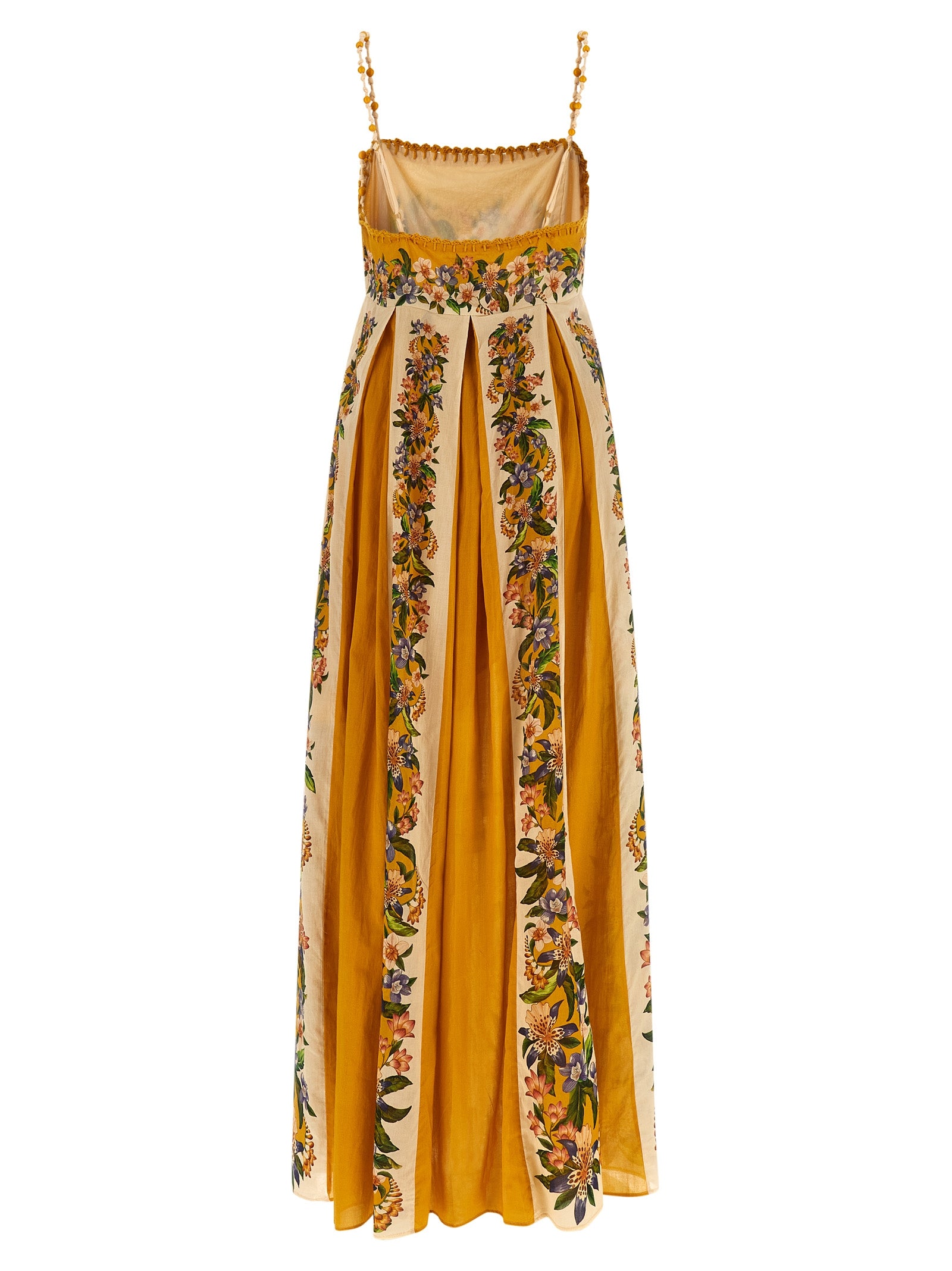 Farm Rio Sand Hilo Stripes Maxi Dress