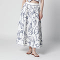 FARM Rio Midi skirt with marine embroidery