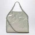 Mini Falabella tote bag in light lime green by Stella McCartney