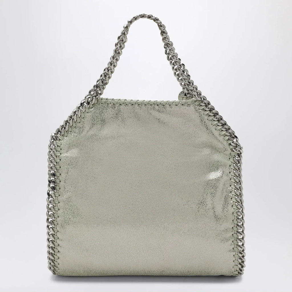 Mini Falabella tote bag in light lime green by Stella McCartney