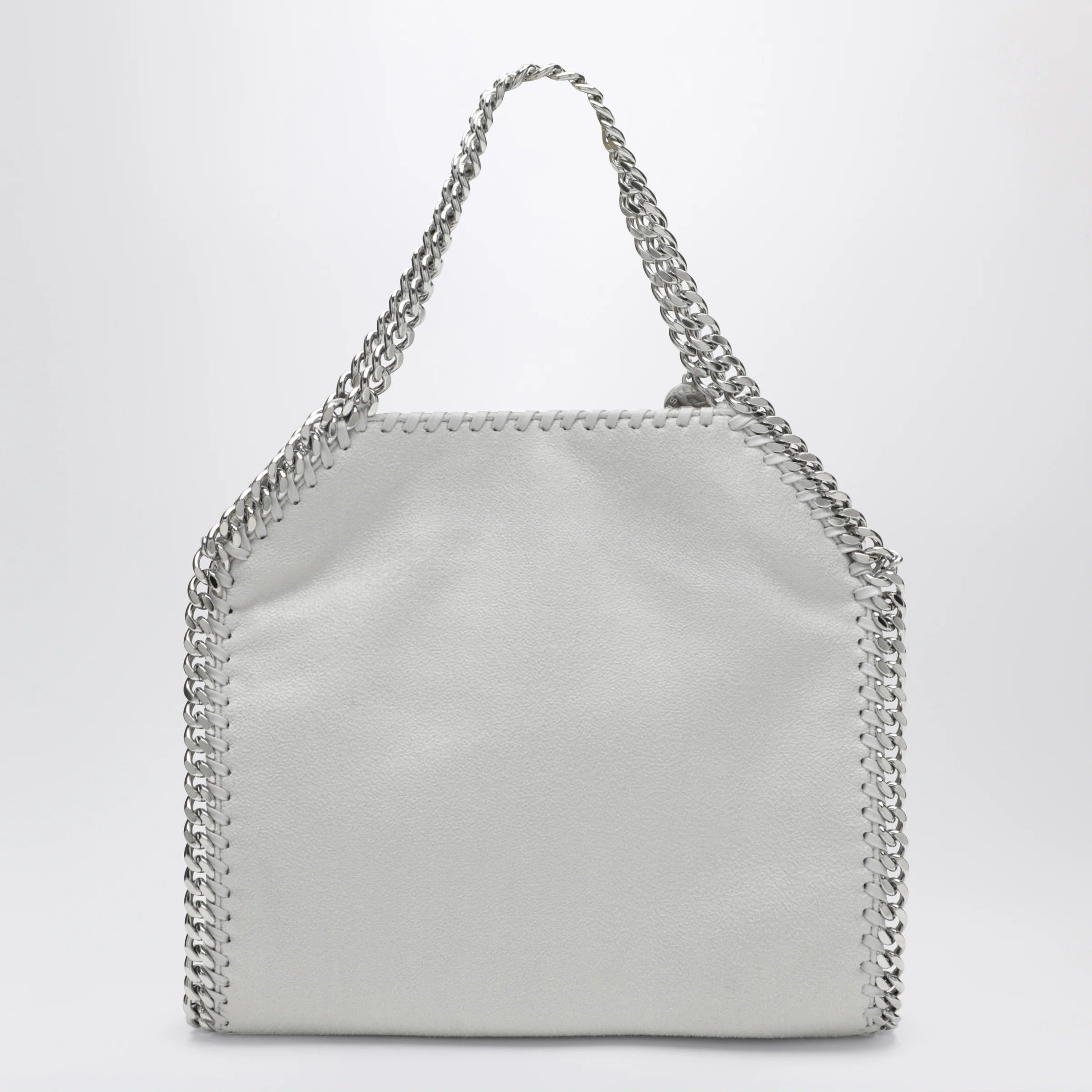 Stella McCartney Pearl grey Falabella mini tote bag