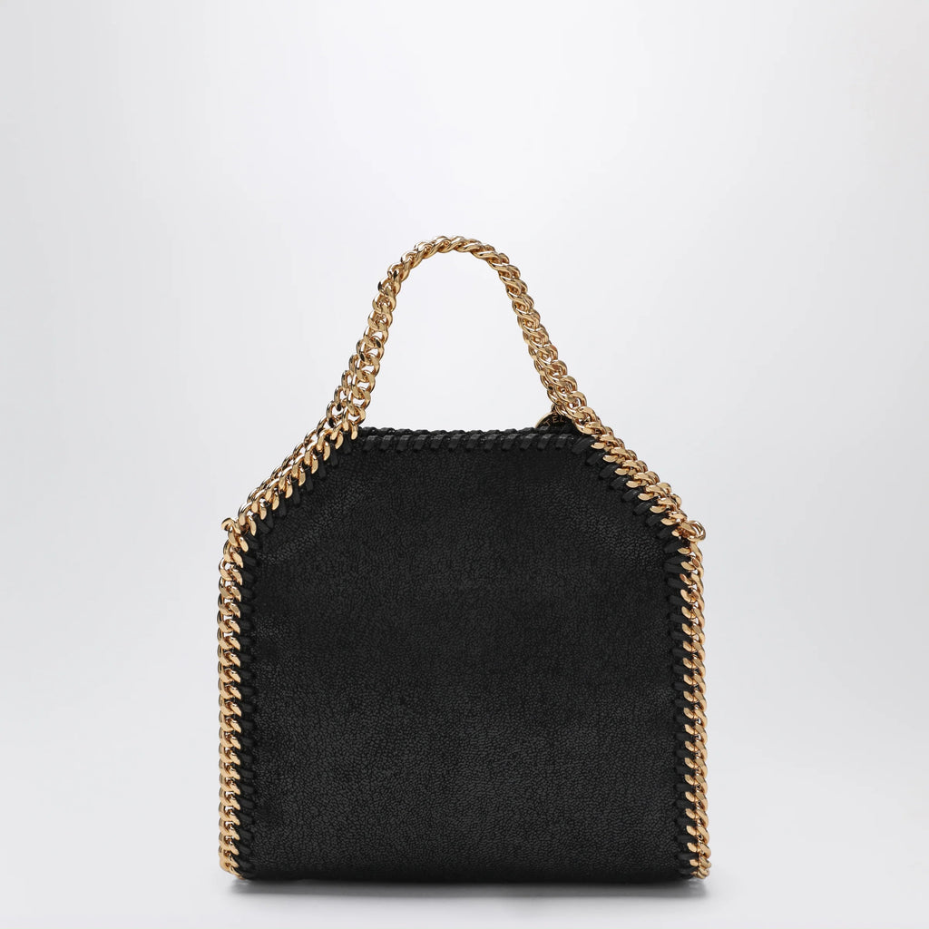 Stella McCartney Black Falabella Tote bag micro