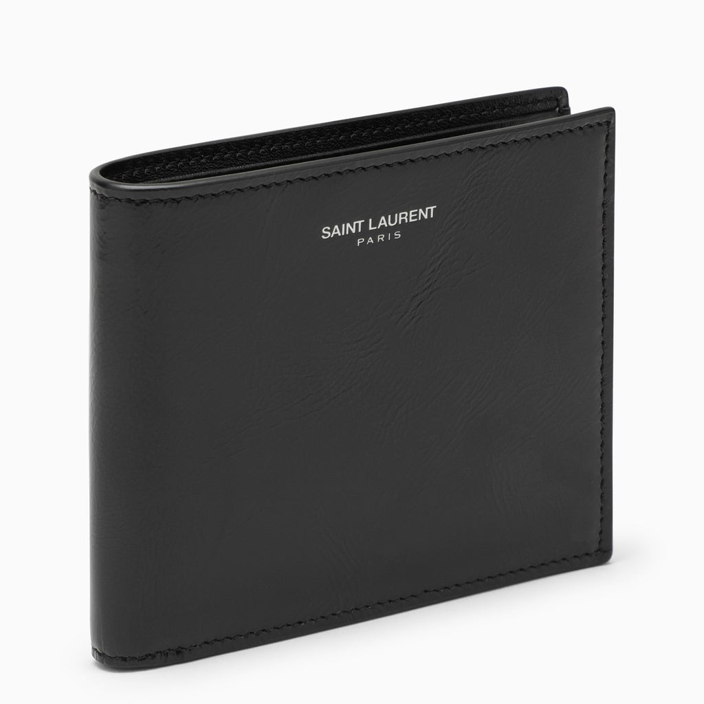 Saint Laurent Black leather bi-fold wallet