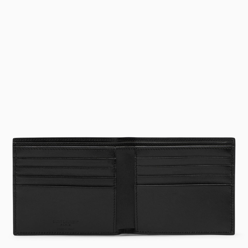 Saint Laurent Black leather bi-fold wallet