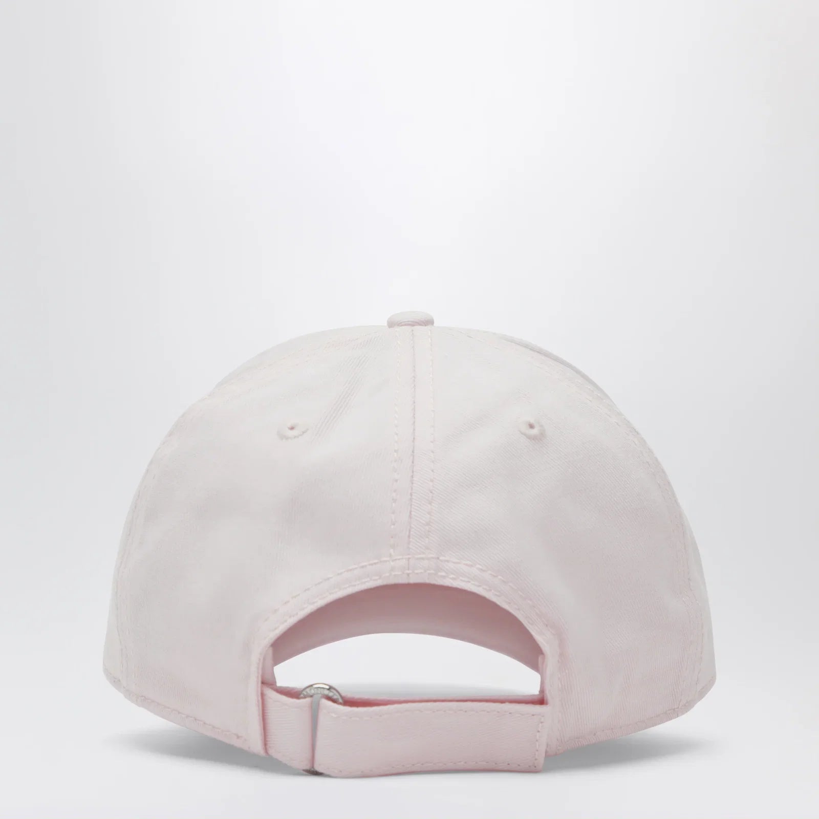 Moncler Pink baseball cap with logo patch