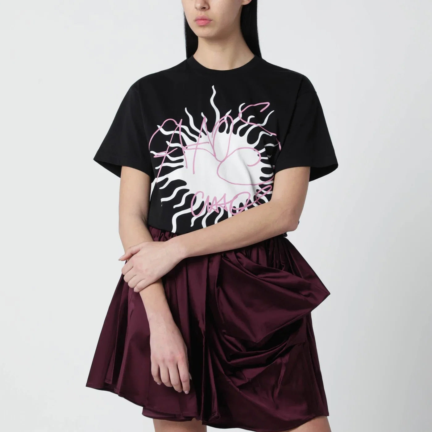 Vivienne Westwood Black T-shirt with logo print