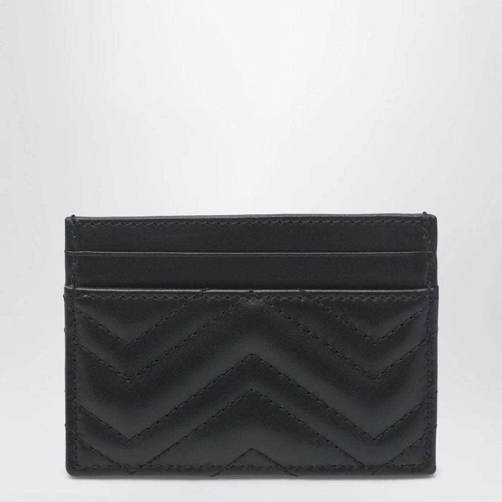 GUCCI GG Marmont card holder black/gold