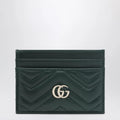 GUCCI Black GG Marmont card holder