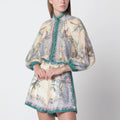 ZIMMERMANN Cream cotton and silk Indra shirt