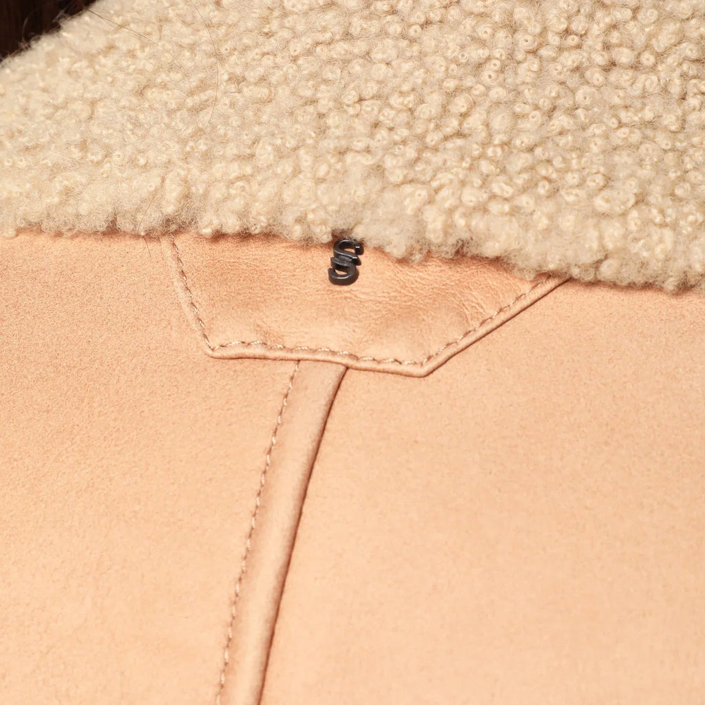 Salvatore Santoro Nude leather bomber jacket