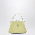 Vivienne Westwood Granny Frame crocodile-embossed leather purse, lime