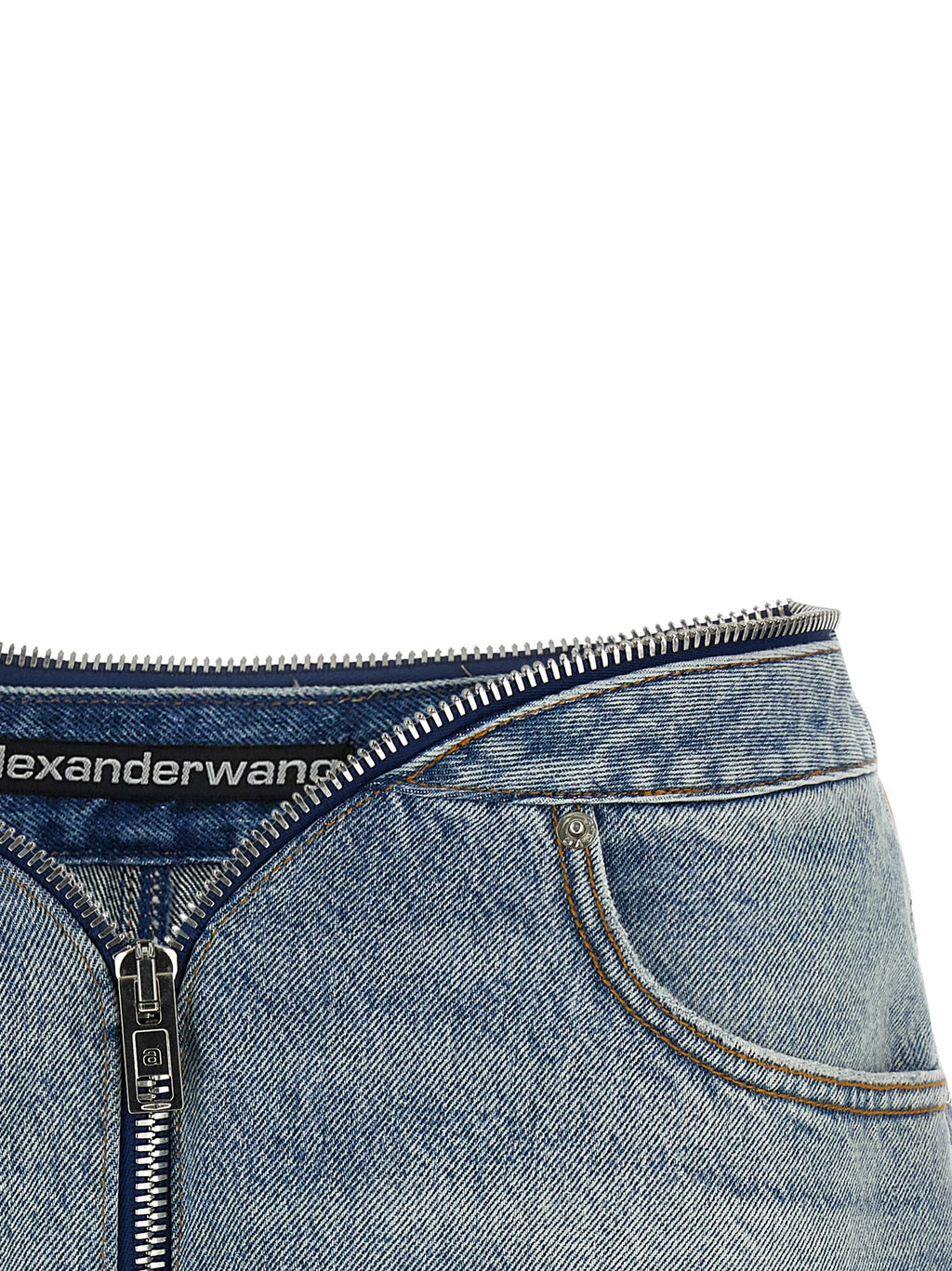 Alexander Wang Zip V-waist Shorts