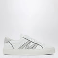 Moncler White leather Monaco2 Sneakers