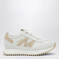 Moncler Pacey2 Sneakers in white canvas and leather
