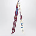 Longchamp Catch The Parisian Wave headband burgundy