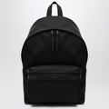 Saint Laurent Black leather and nylon backpack