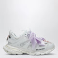 Balenciaga Track Bow Sneakers in mixed materials, white and pink