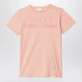 GUCCI Pink T-shirt with logo print