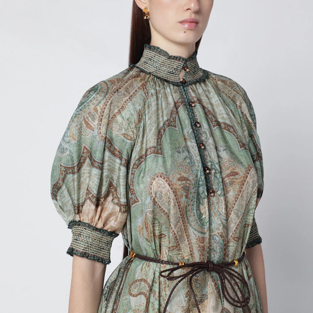 ZIMMERMANN Wanderlust Billow dress with tapestry print