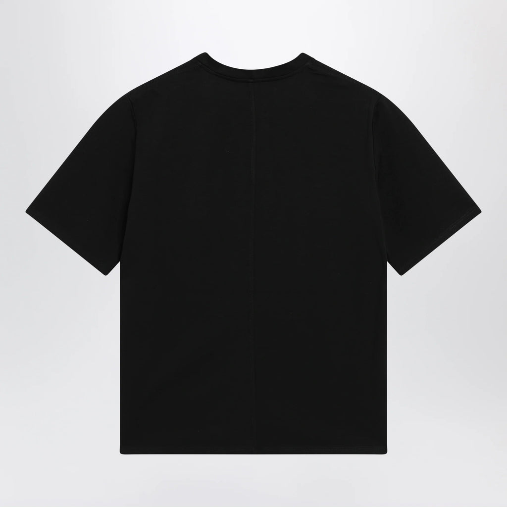 The Row Black cotton short-sleeve crewneck T-shirt