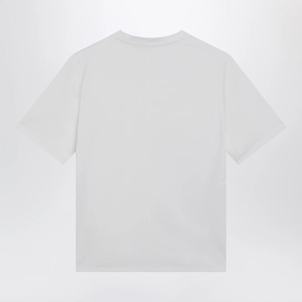 The Row Short-sleeve crewneck cotton T-shirt in white