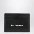Balenciaga Cash black card holder in grained leather