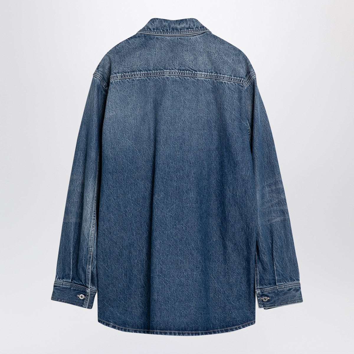 Valentino Blue denim shirt with V detail