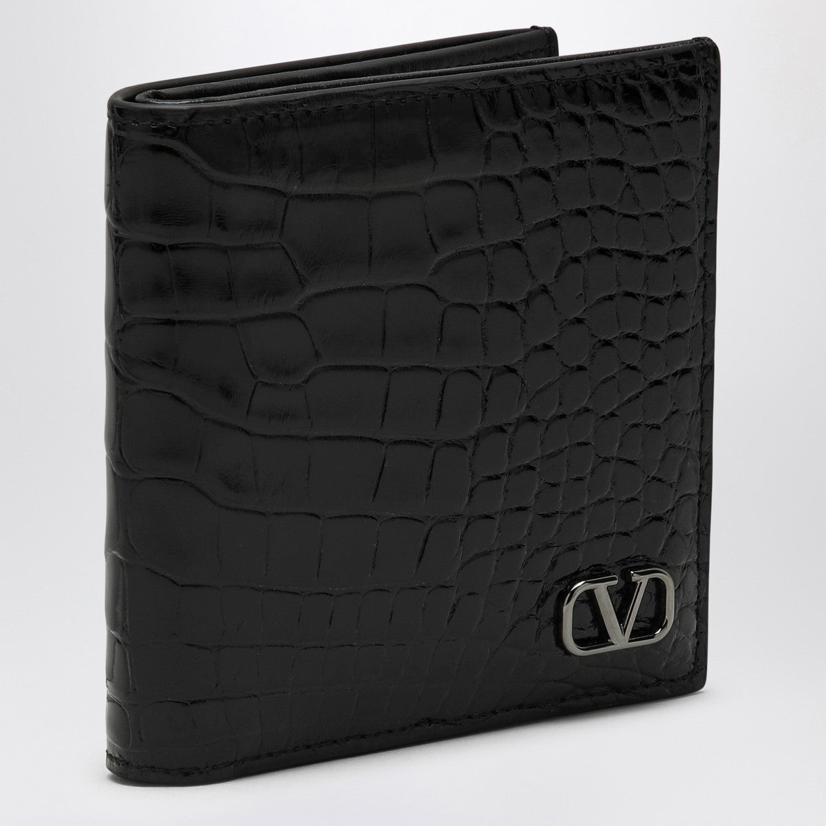 Valentino Garavani Signature VLogo Wallet Black