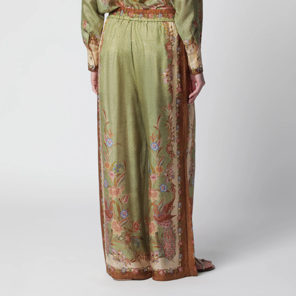 ZIMMERMANN Indra Relaxed trousers with floral print