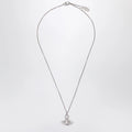 Vivienne Westwood Orb pendant necklace in platinum with crystals