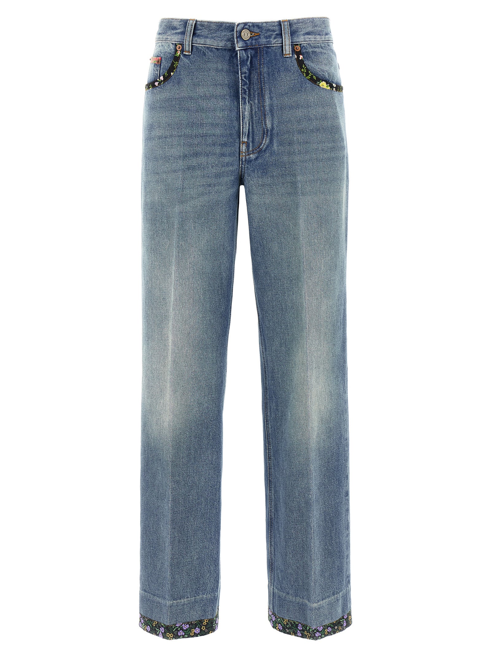 Valentino Garavani Floral Jeans